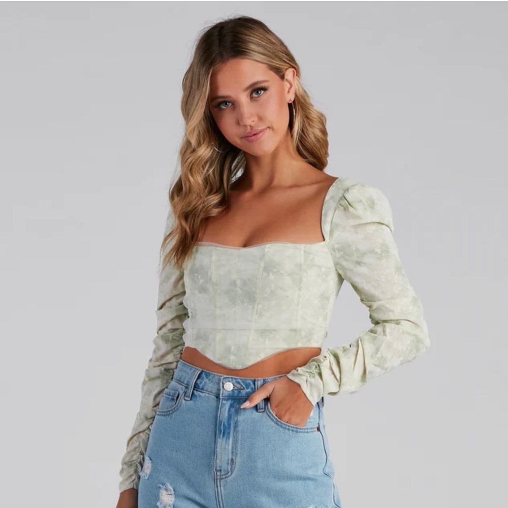 Windsor floral corset top